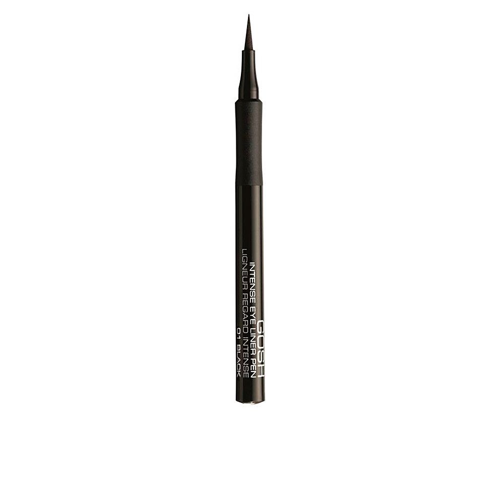 Schwarzer Eyeliner-Stift. Aufschrift: GOSH INTENSE EYE LINER PEN 01 BLACK.
