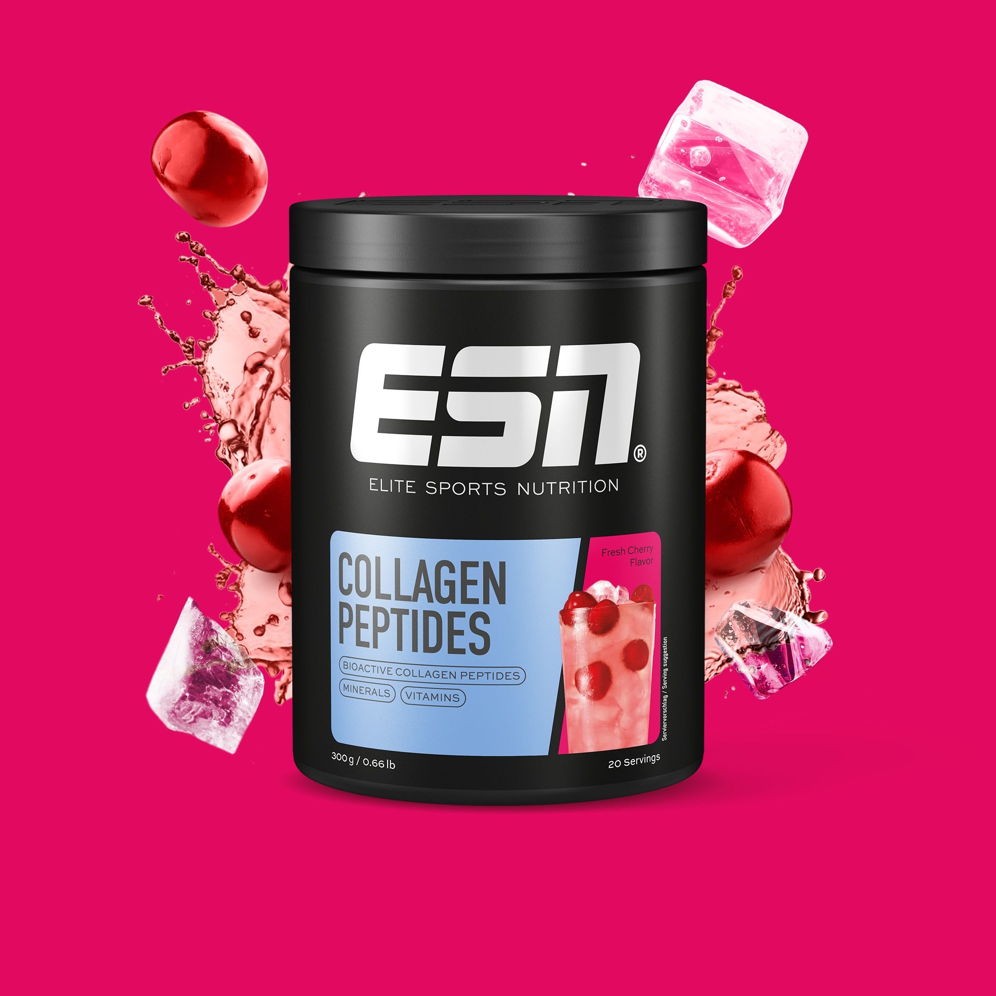 ESN Collagen Peptides Pulver mit Kollagen, Vitaminen, Mineralstoffen