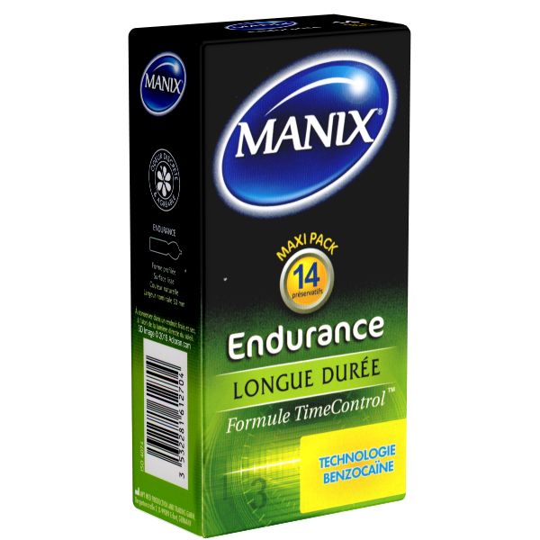 Manix *Endurance* Longue Durée - doppelt aktverlängernde Kondome mit Benzokain