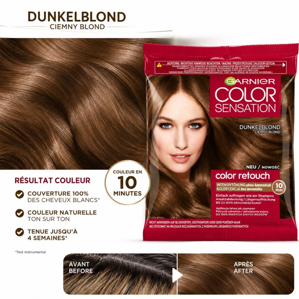 Garnier - Color Sensation Color Retouch Färbeshampoo