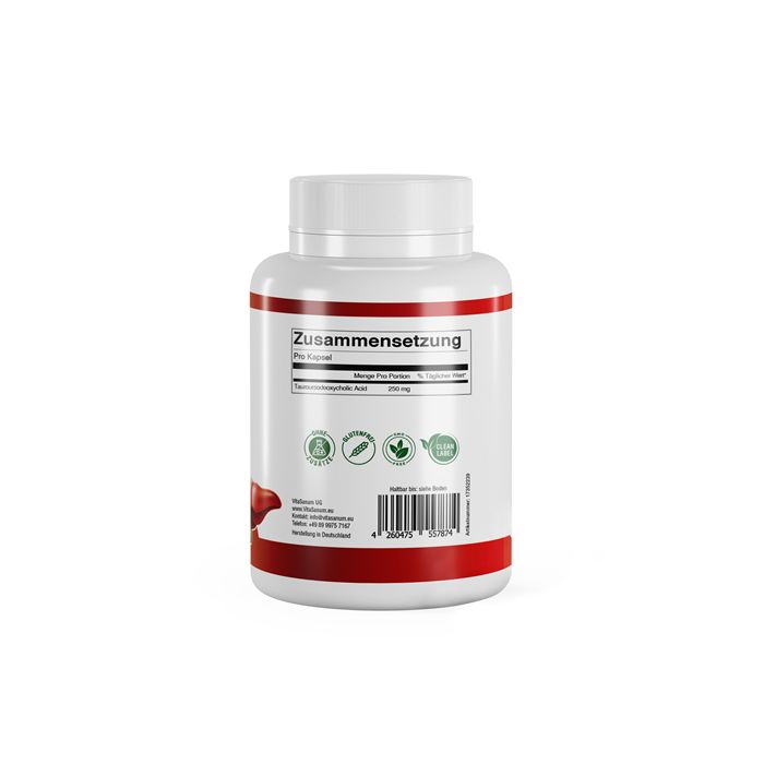 VitaSanum® - Tudca (Tauroursodeoxycholic Acid) 60 St Kapseln