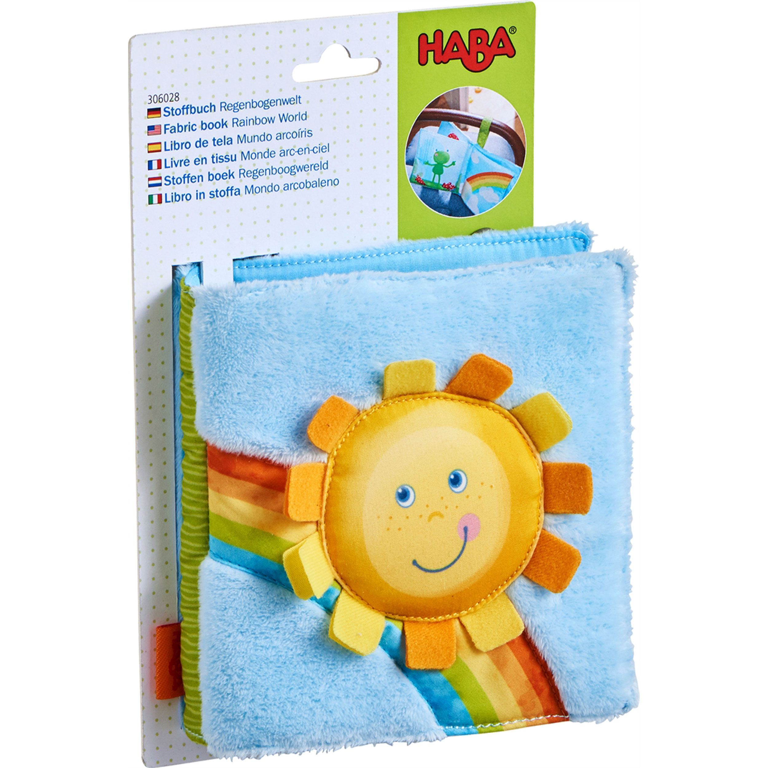 Haba Stoffbuch Regenbogenwelt, Stoffbuch, ab 6 Monaten 1 St