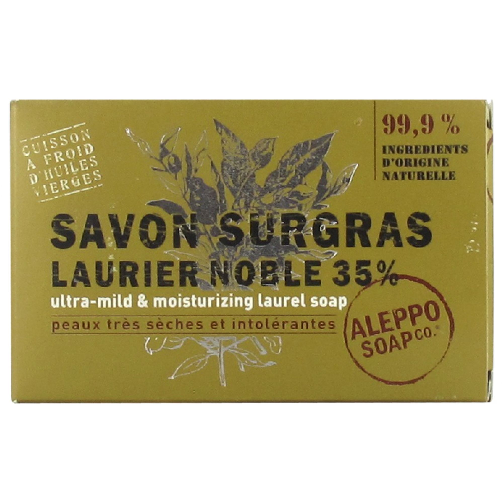 Tadé Alepposeife Surgras Laurier Noble 35% 9x4x5,8 cm