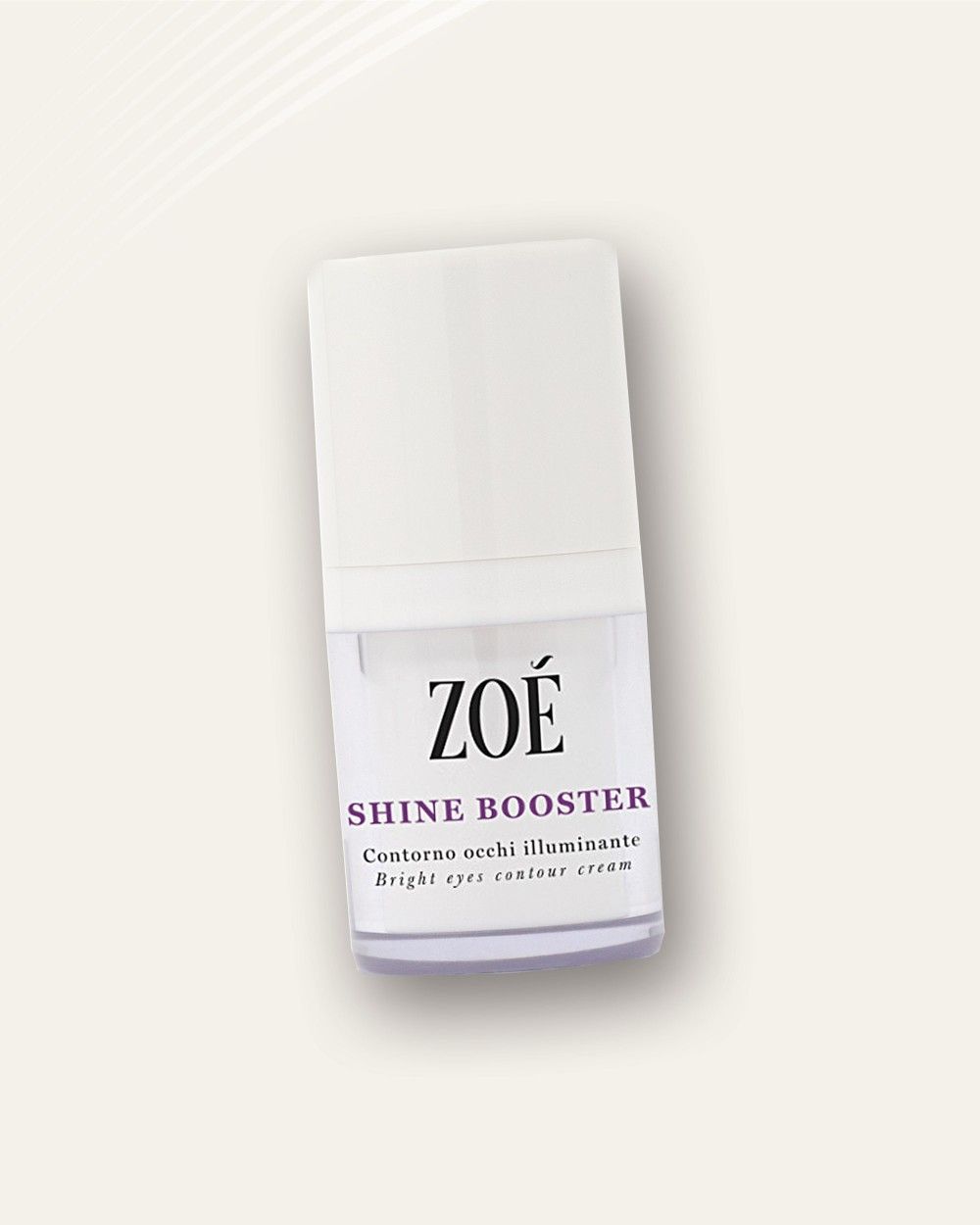 Zoé SHINE BOOSTER Contorno occhi antirughe effetto filler su borse -30% e occhiaie -50%