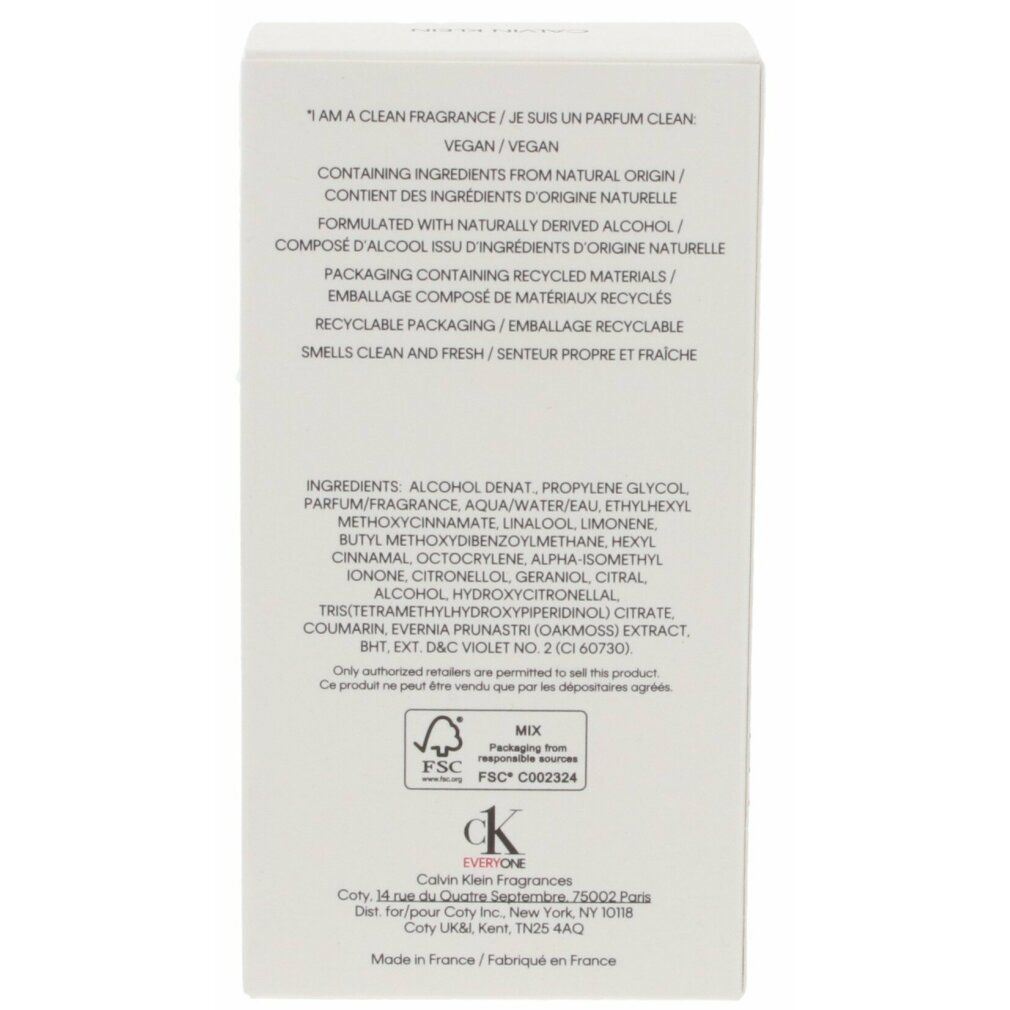 Calvin Klein, CK Everyone E.d.T. Nat. Spray