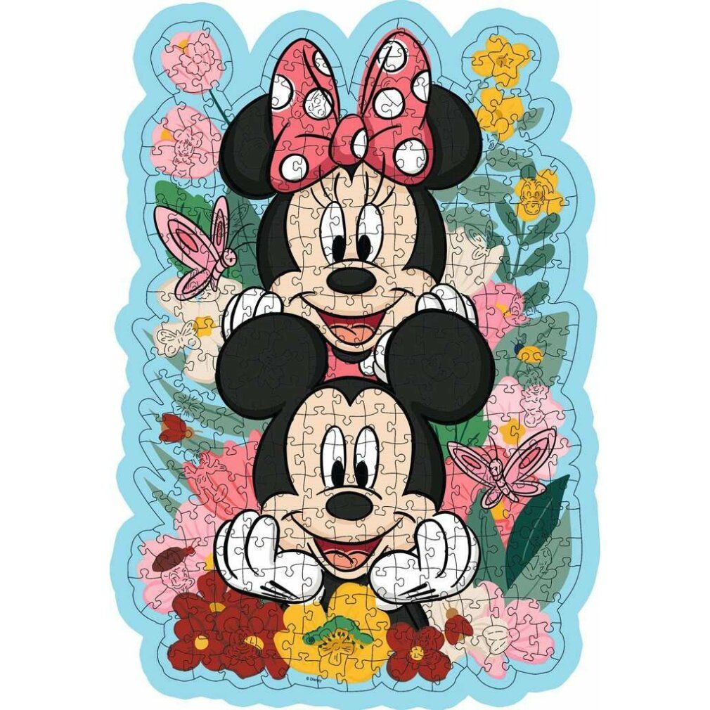Disney wooden Holz-Puzzle Mickey & Minnie (300 Teile)