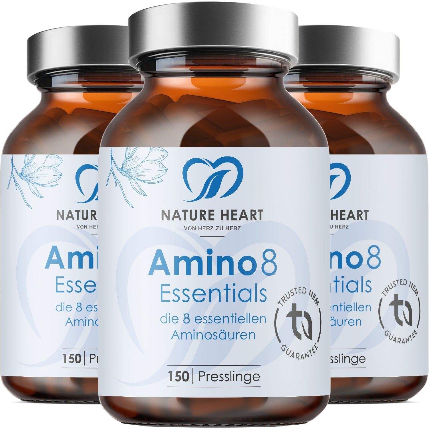 Nature Heart Amino 8 Essentials 3x150 St Kapseln
