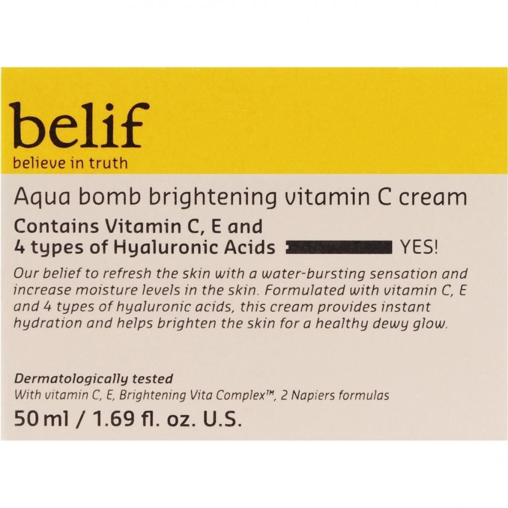 BELIF Aqua Bomb Brightening Vitamin C – Gesichtscreme mit Vitamin C und Hyaluronsäure