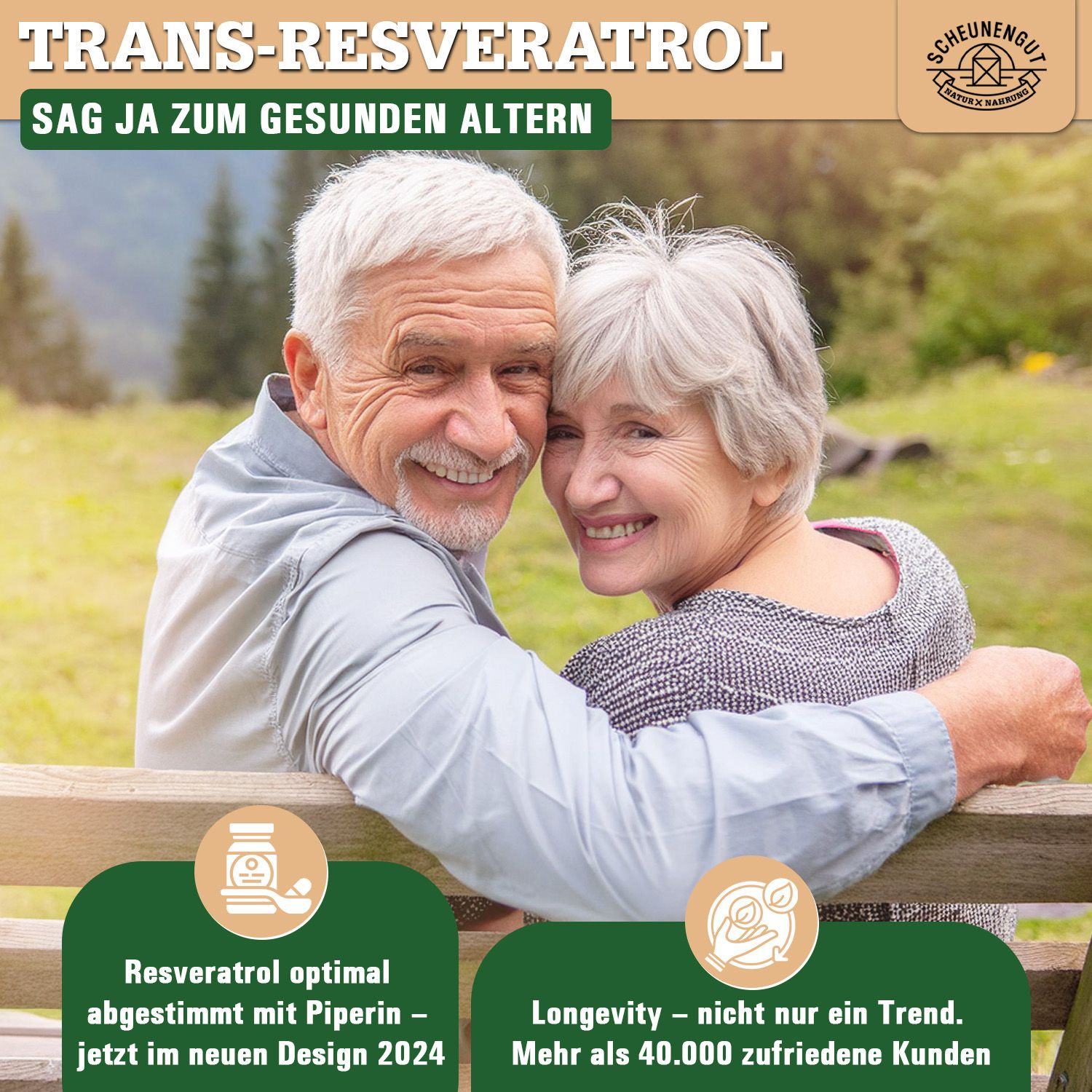 Scheunengut® Resveratrol 100:1 | Trans-Resveratrol Extrakt