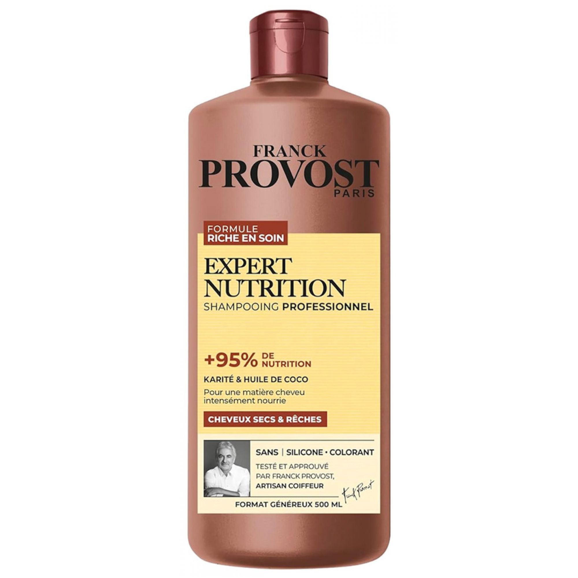 Franck Provost Expert Nutrition Professionelles Shampoo Für Trockenes und Sprödes Haar 7,7x5,2x21,9 cm