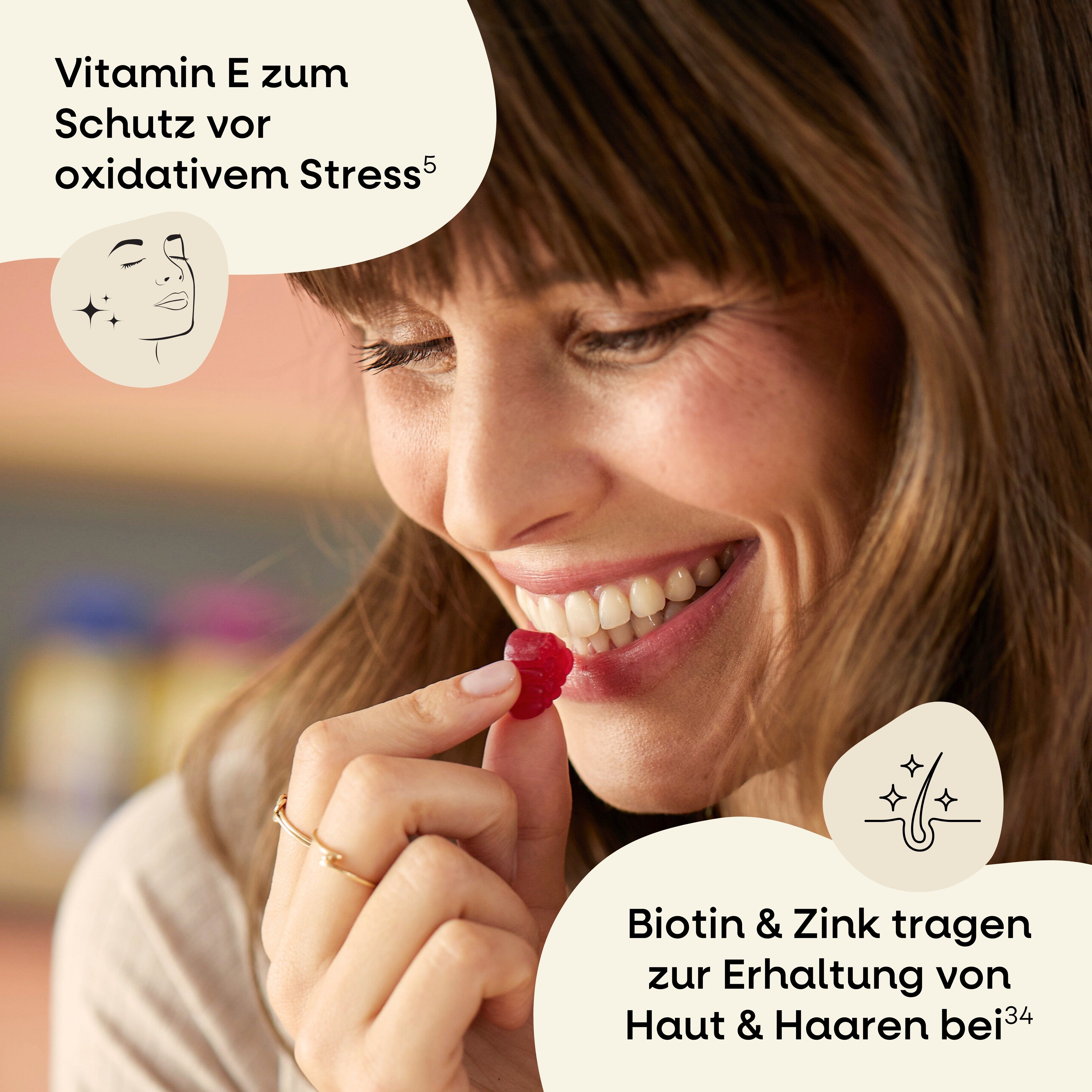 Women's Multi Gummies I A-Z Multivitamin für Frauen I 15 Vitamine & Mineralstoffe I Beeren-Geschm...
