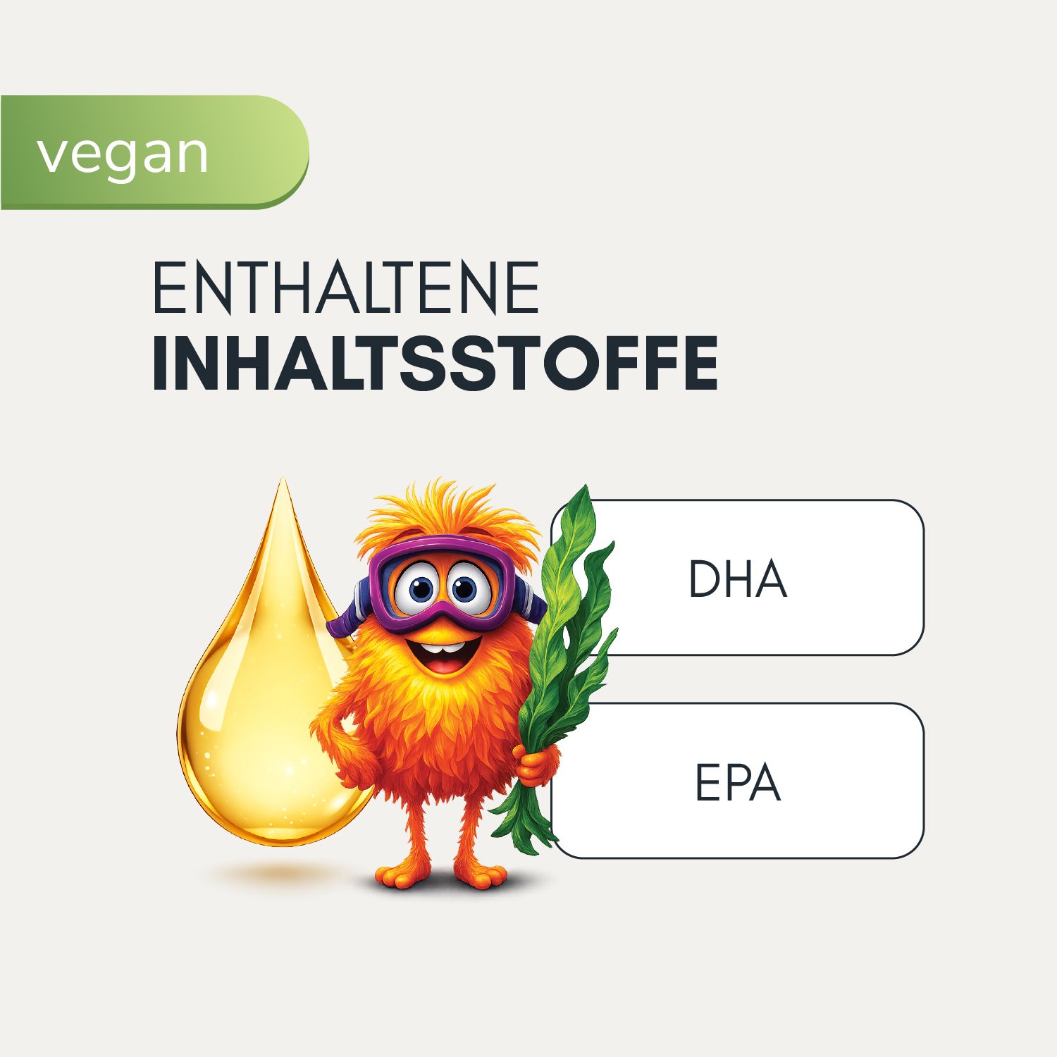Gumtamin Omega 3 Algenöl Tropfen für Kinder