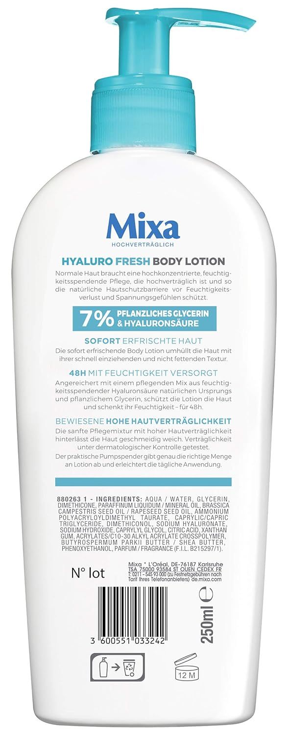 Mixa Hyaluron Hydrate Body Lotion