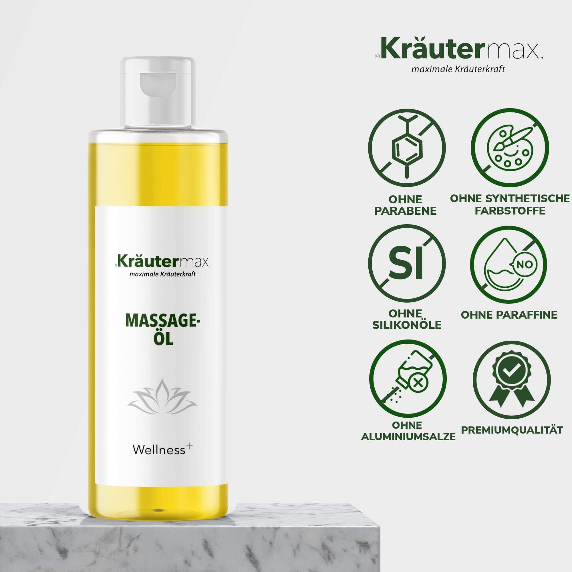 Kräutermax Massage-Öl Wellness mit Arnikablütenextrakt 150 ml Massageöl