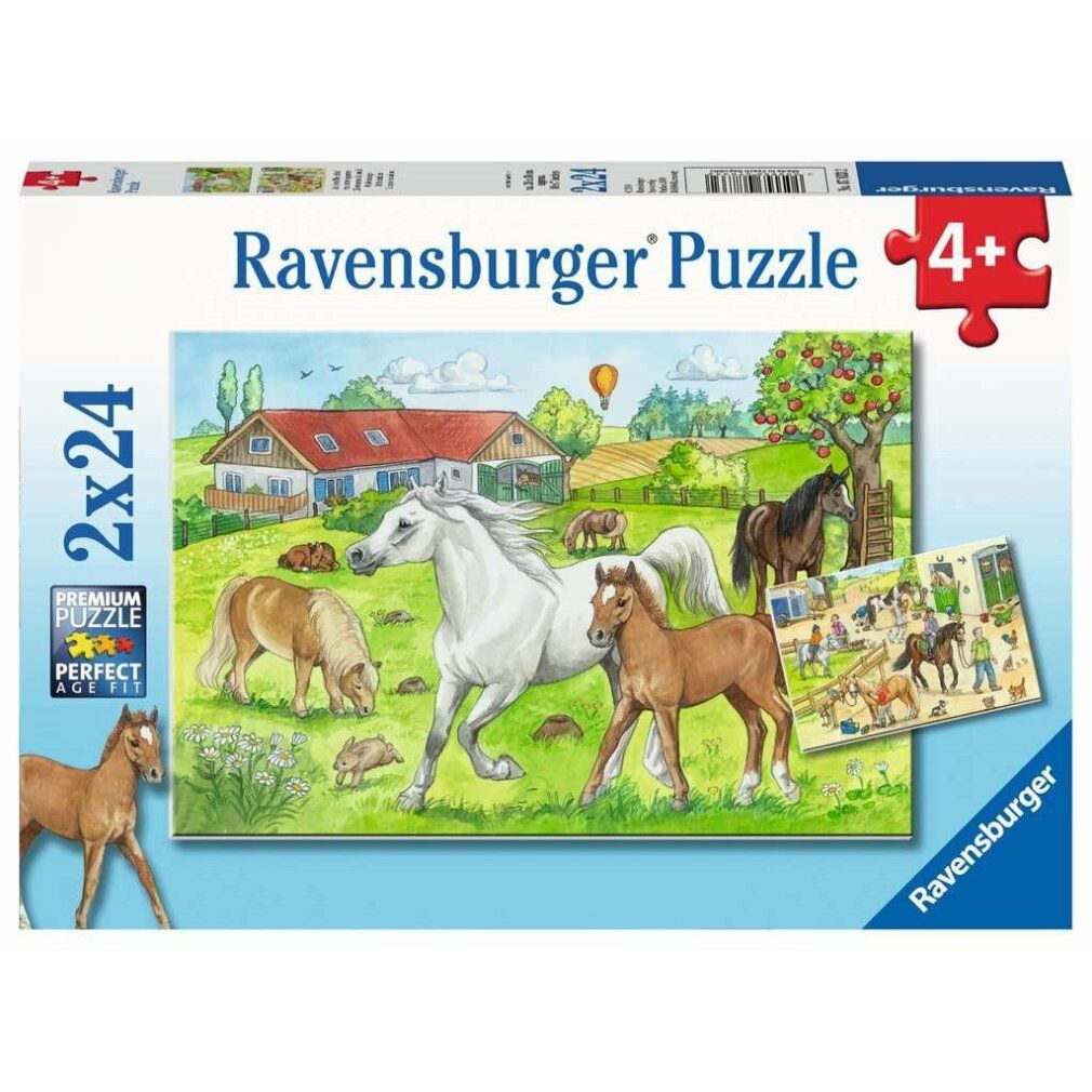 ravensburger Stallpuzzle 2x24 Teile