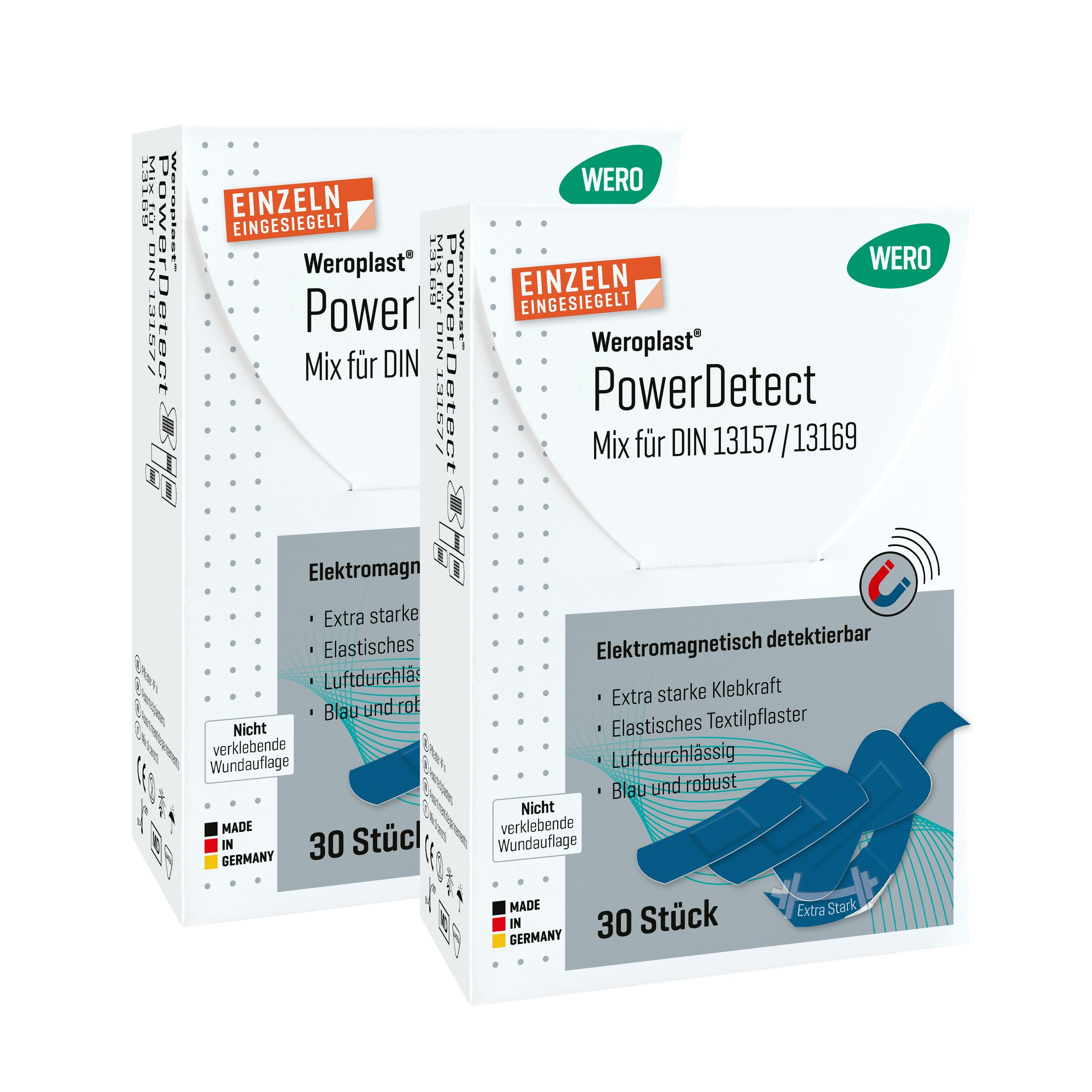 Wero Weroplast PowerDetect Pflaster Mix für DIN 13169 60 St
