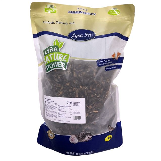 Lyra Pet® Heimchen getrocknet 1 kg Futter