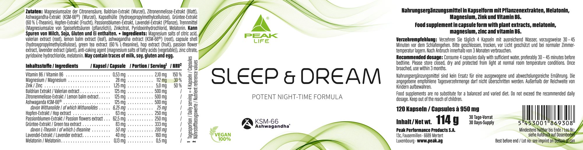 PEAK Sleep & Dream