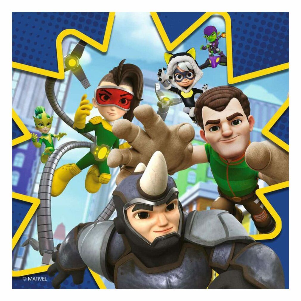 Ravensburger - Puzzle Spidey's Abenteuer 3x49p