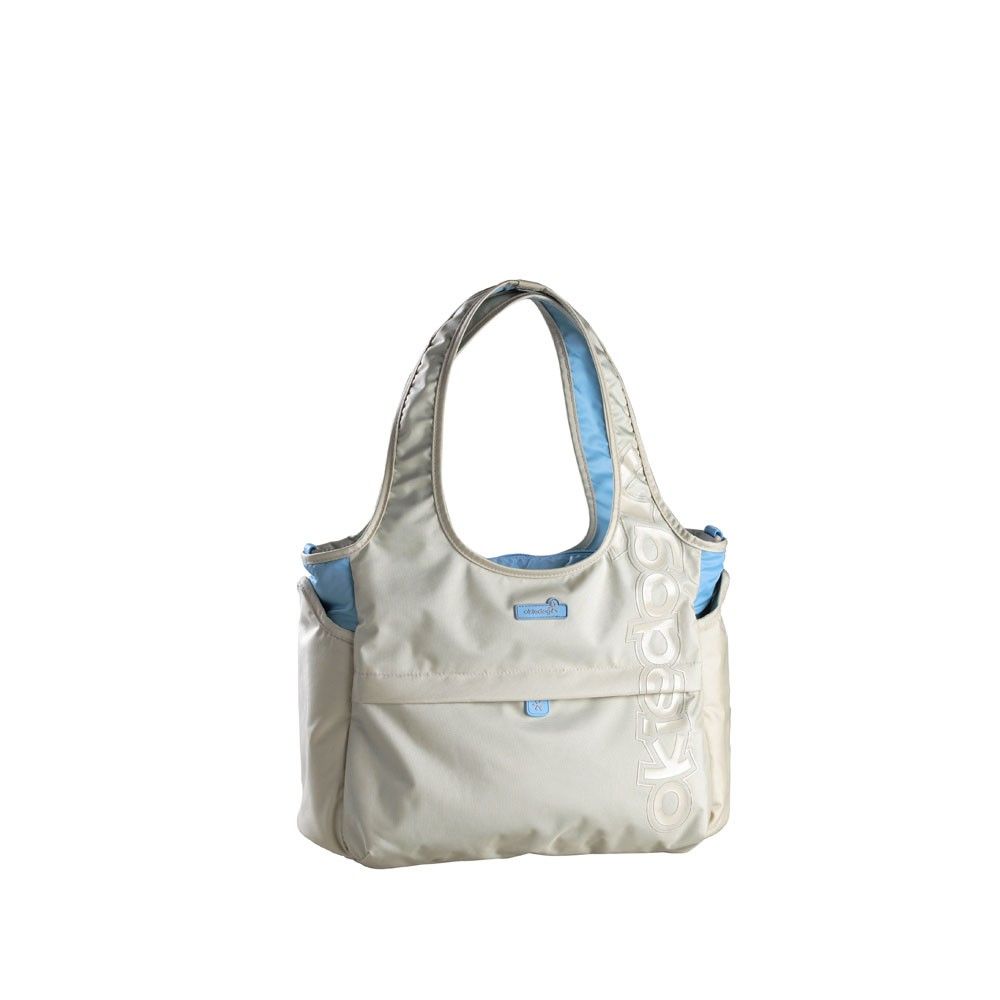 Wickeltasche / Handtasche Tote Bag mit großem Innenraum und zwei Taschen an den Seiten