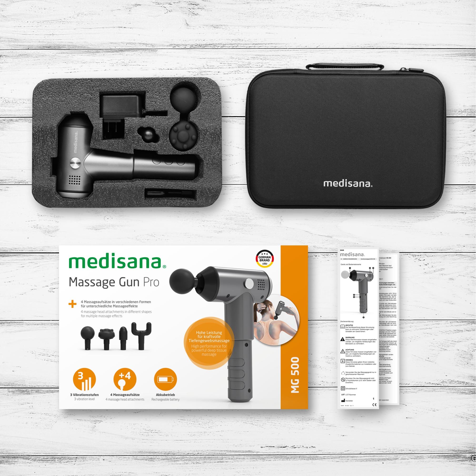 medisana MG 500 Massagepistole Pro