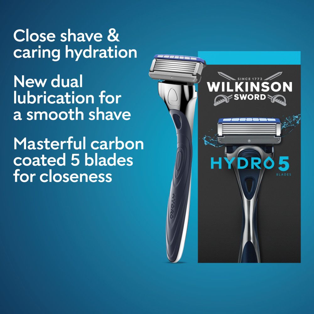 WILKINSON SWORD Hydro 5 Ersatzklingen mit Aloe Vera Gel und Flip Trimmer
