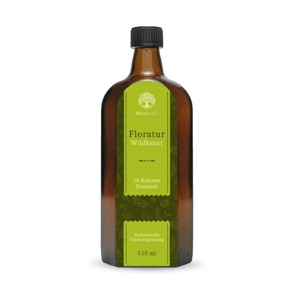 Waldkraft Floratur Wildkraut 10 Kräuter Ferment