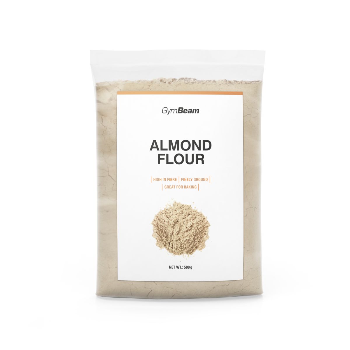 GymBeam Mandelmehl vegan ohne Aroma Pulver 500 g