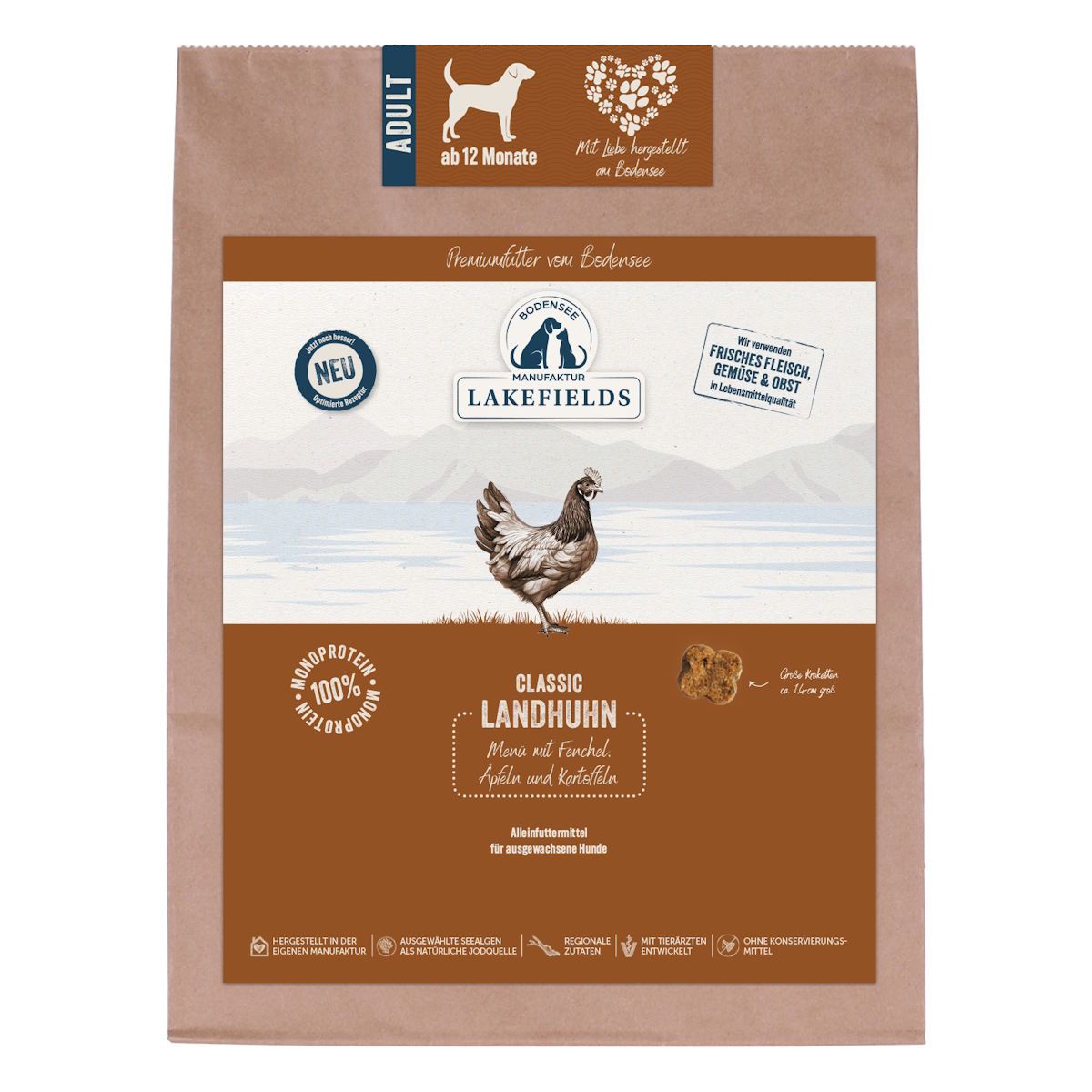 Lakefields - Landhuhn mit Fenchel, Äpfeln und Kartoffeln 1000 g