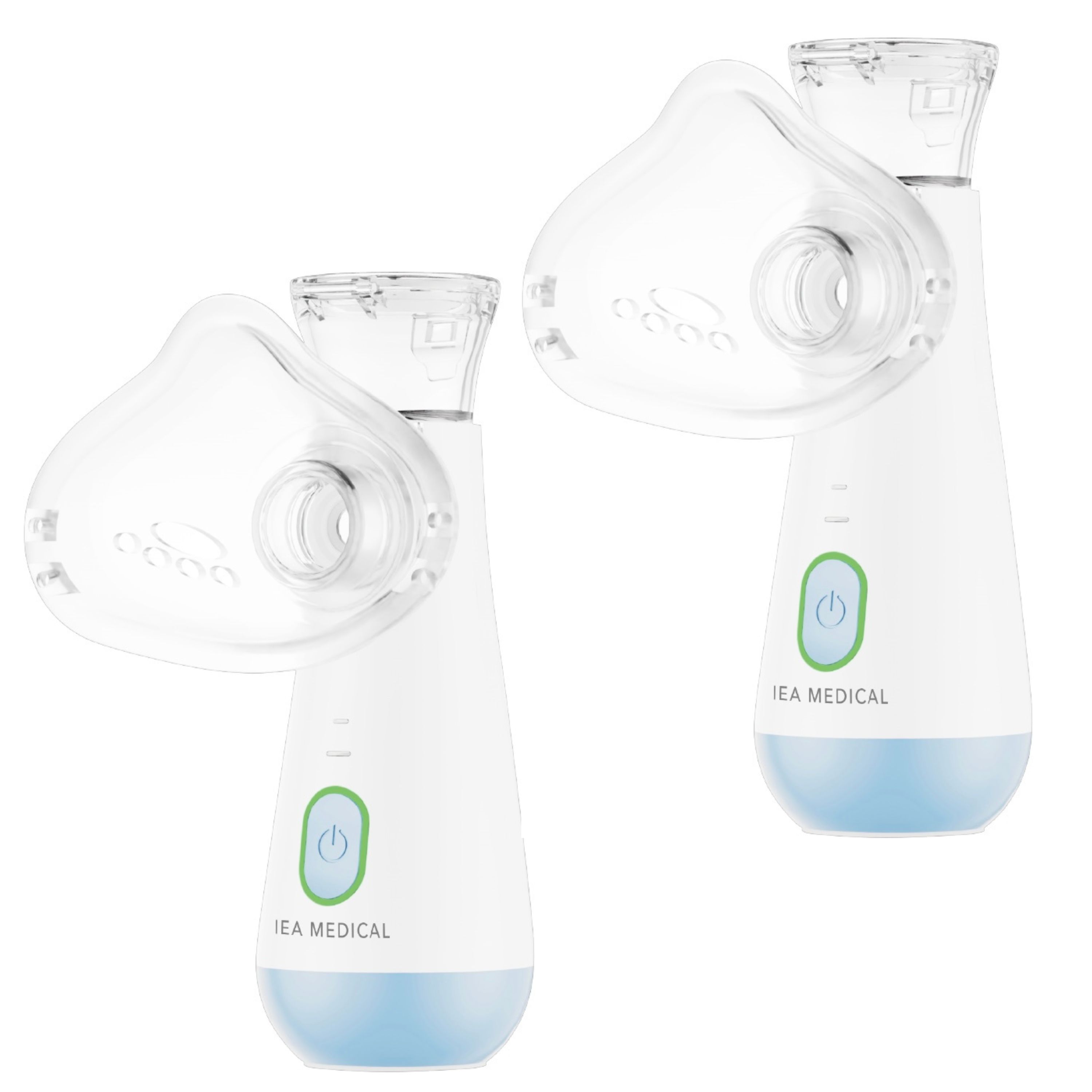 IEA Medical Inhalationsgerät Doppelpack in blau 2 St