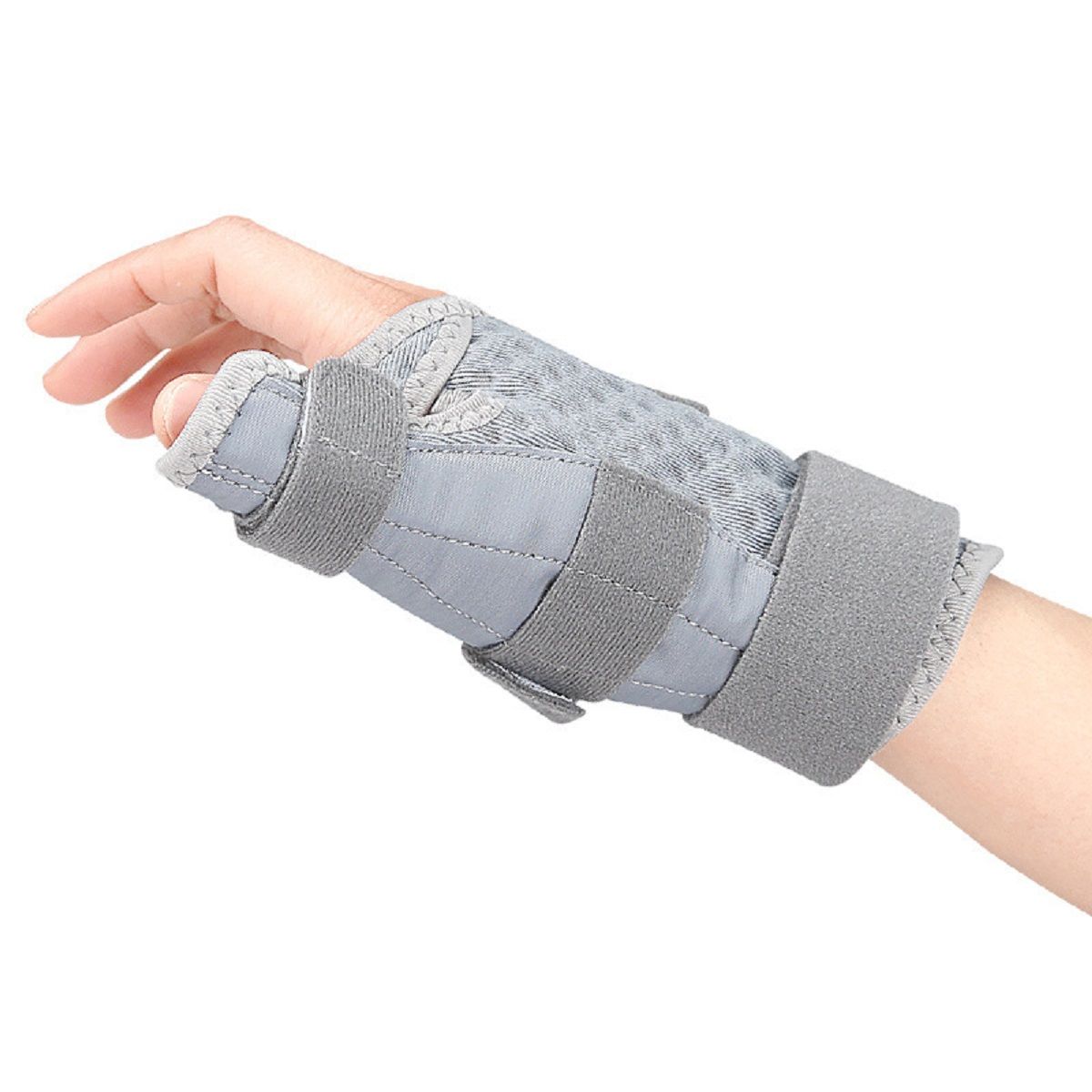 Daumenbandage mit Handgelenkstütze, verstellbare Daumenschiene, atmungsaktiv & stabil