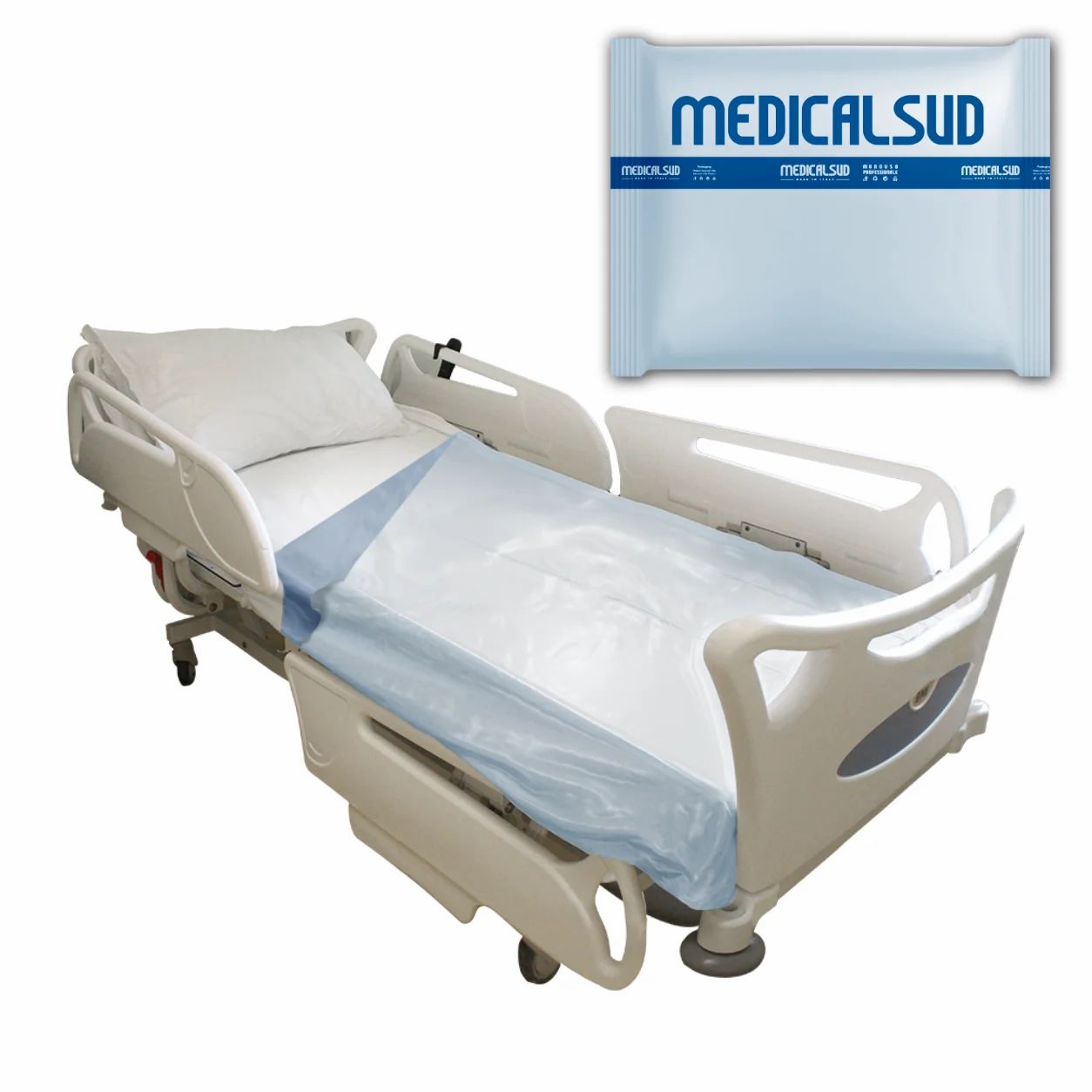 Medical Sud Lenzuola Monouso Impermeabile in Tessuto non tessuto e Polietilene cm 140/240