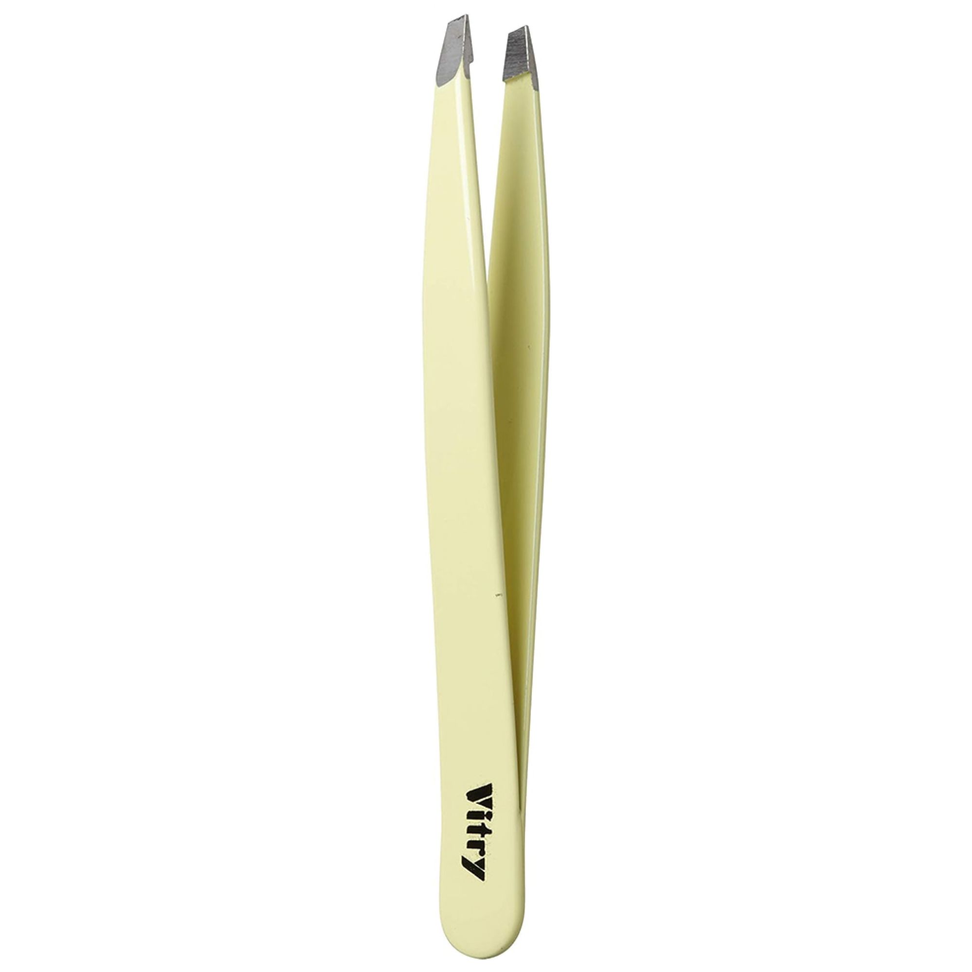 Vitry Professionelle Pinzetten Edelstahl-Vorspannbits Farbe 9 cm (Farbe : Gelb) 6,6x1,5x15