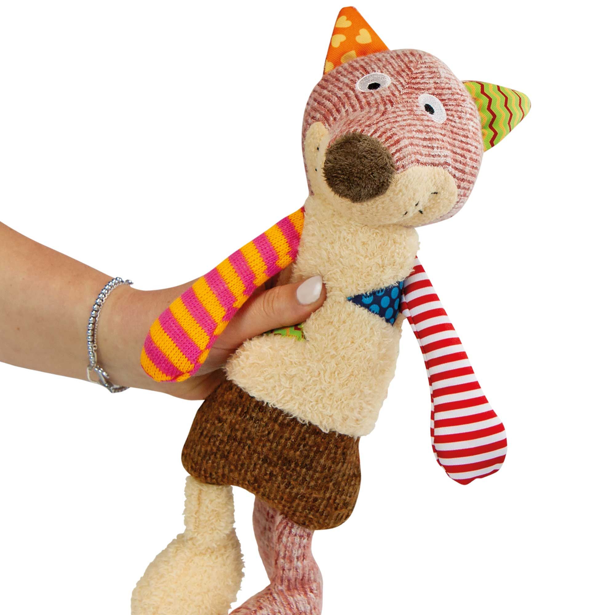 Plüsch-Fuchs - Hundespielzeug - zum Spielen und Kuscheln für Ihren Hund