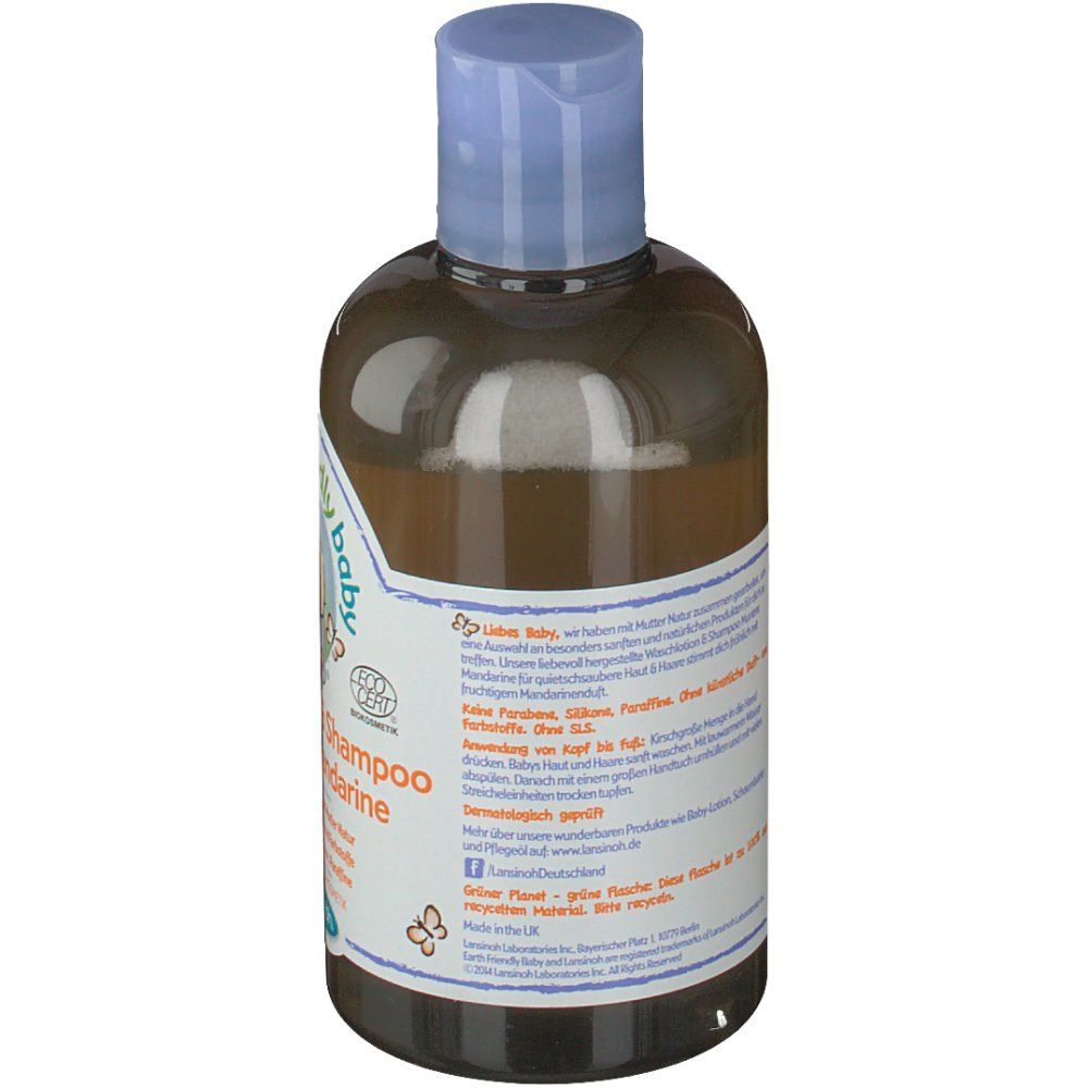 LANSINOH Earth Friendly Baby® Waschlotion & Shampoo Muntere Mandarine