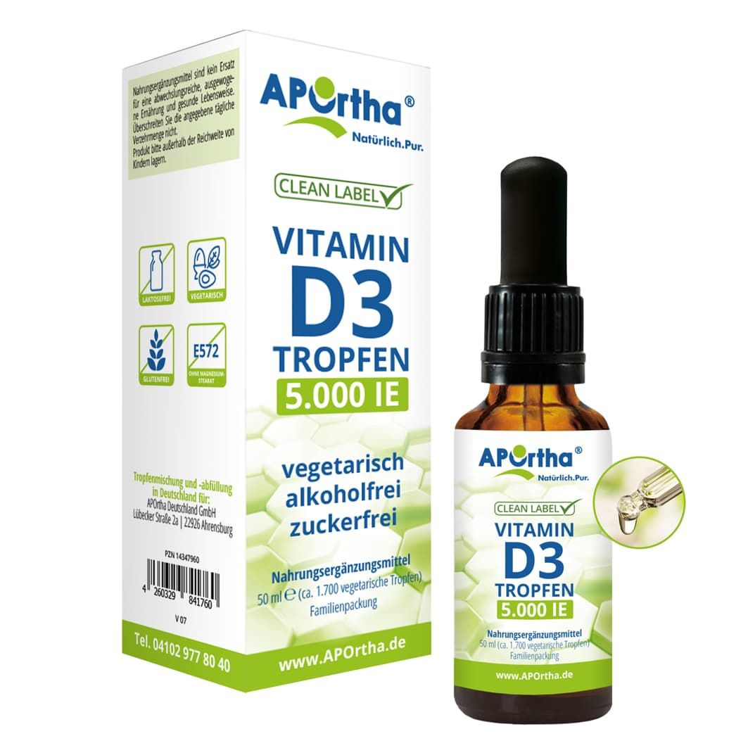 APOrtha® Vitamin D3 Tropfen - 5.000 IE