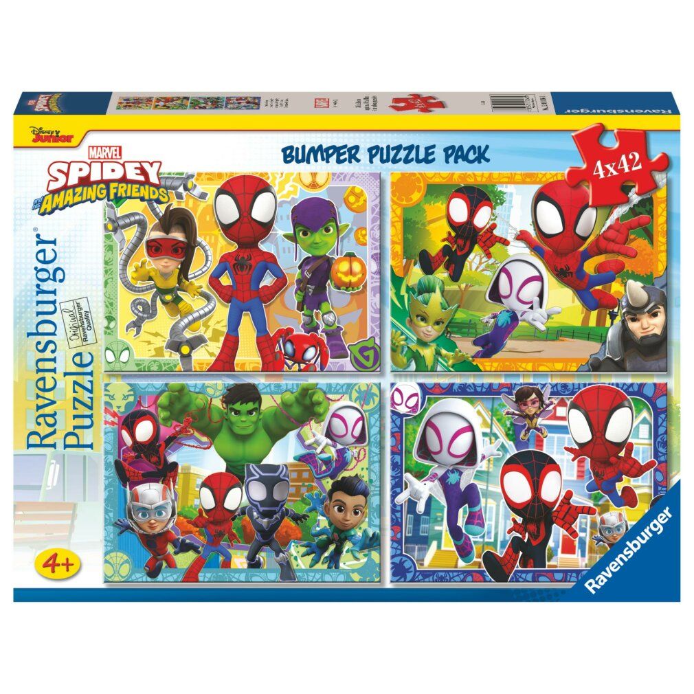 Puzzle 4x42 Stoßstange Pack - Spidey