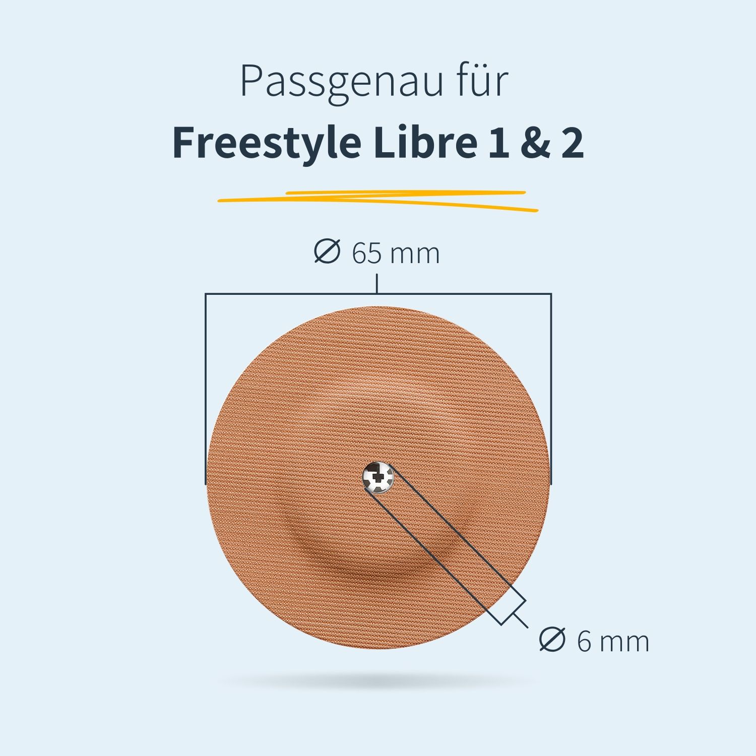 MySweetStitch | Freestyle Libre 1 & 2 Overpatch - Round