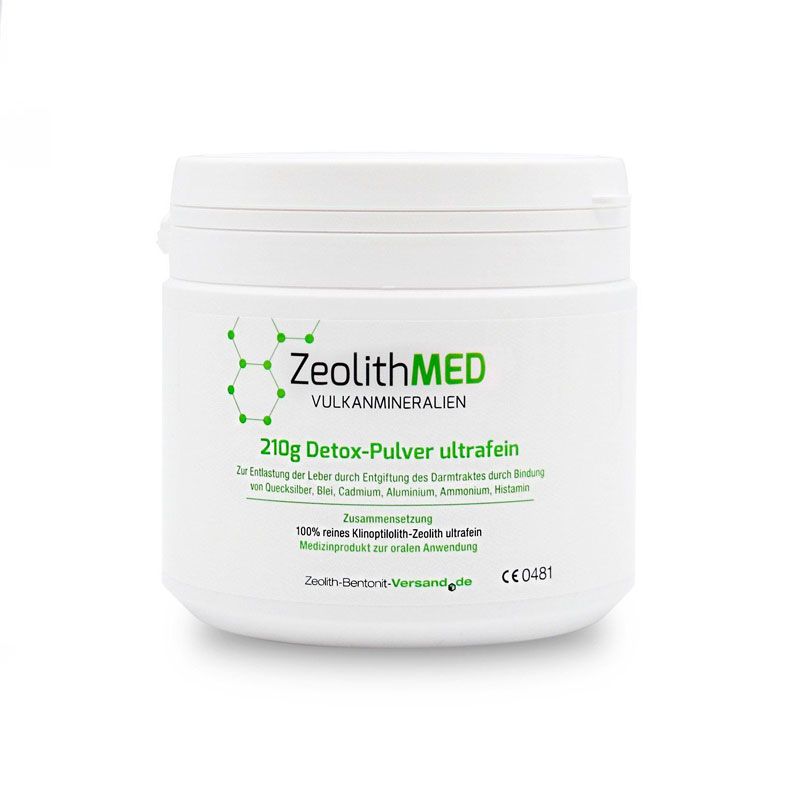 Zeolith MED Pulver ultrafein, 100% reines Klinoptilolith-Vulkanmineral