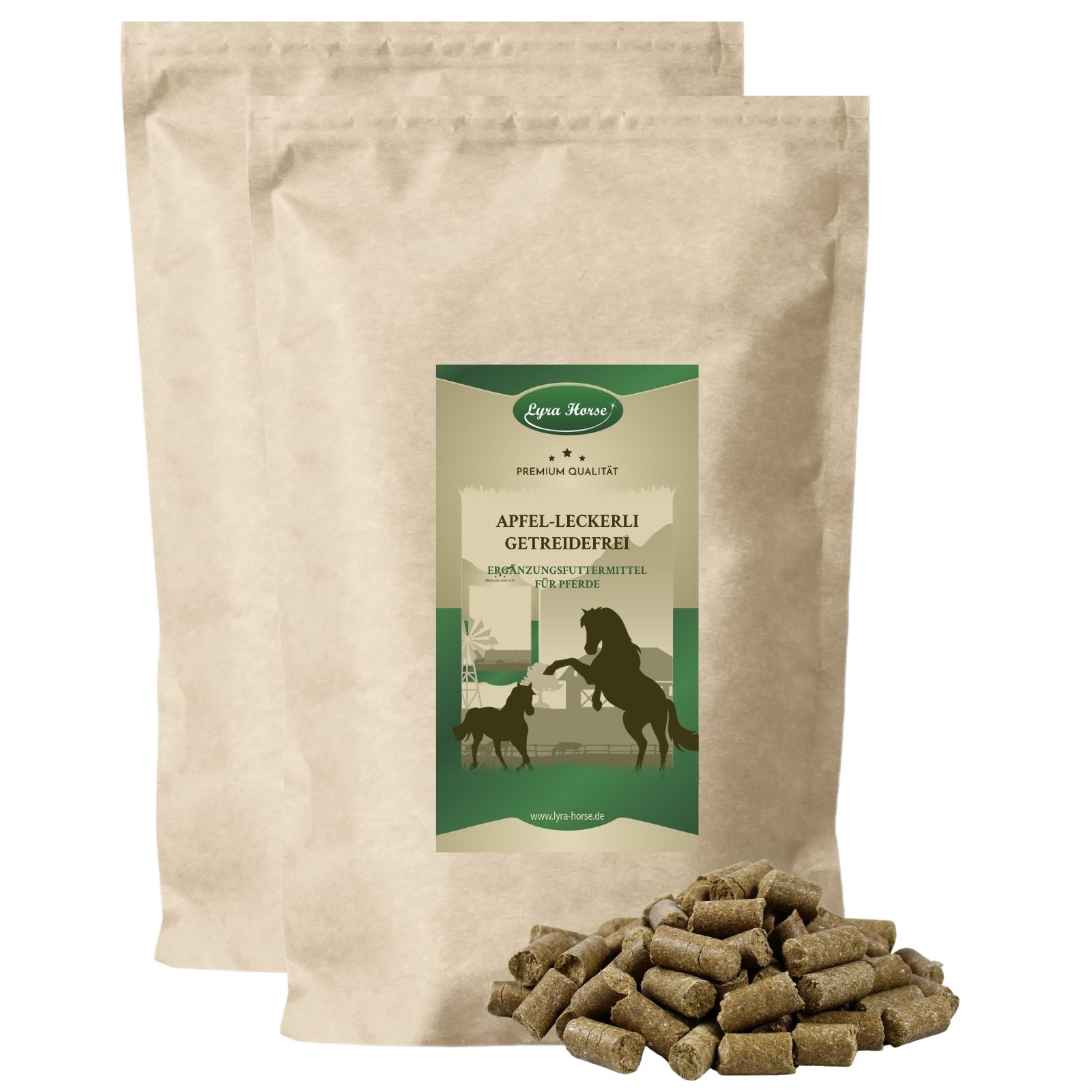 Lyra Horse® Apfel Leckerli 10 kg Futter