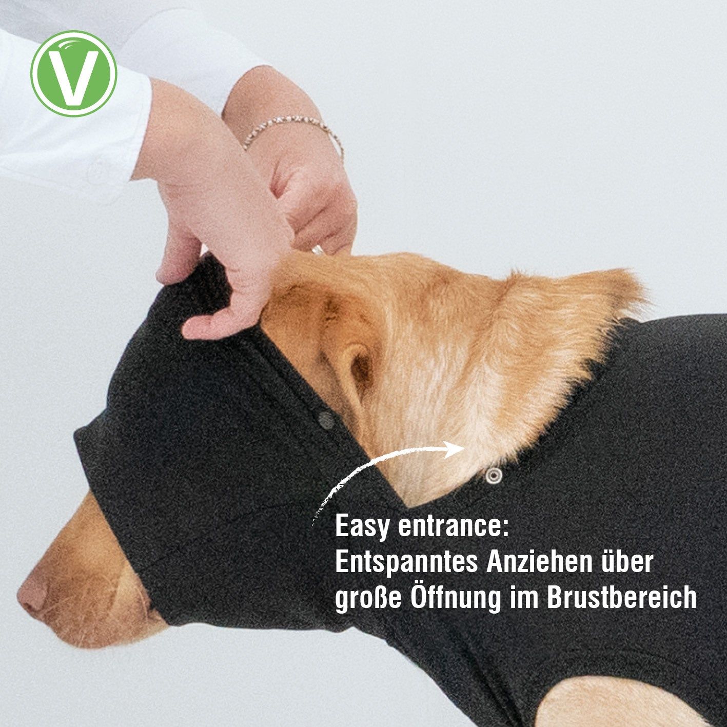 Vetlando Post-Op Body Schwarz