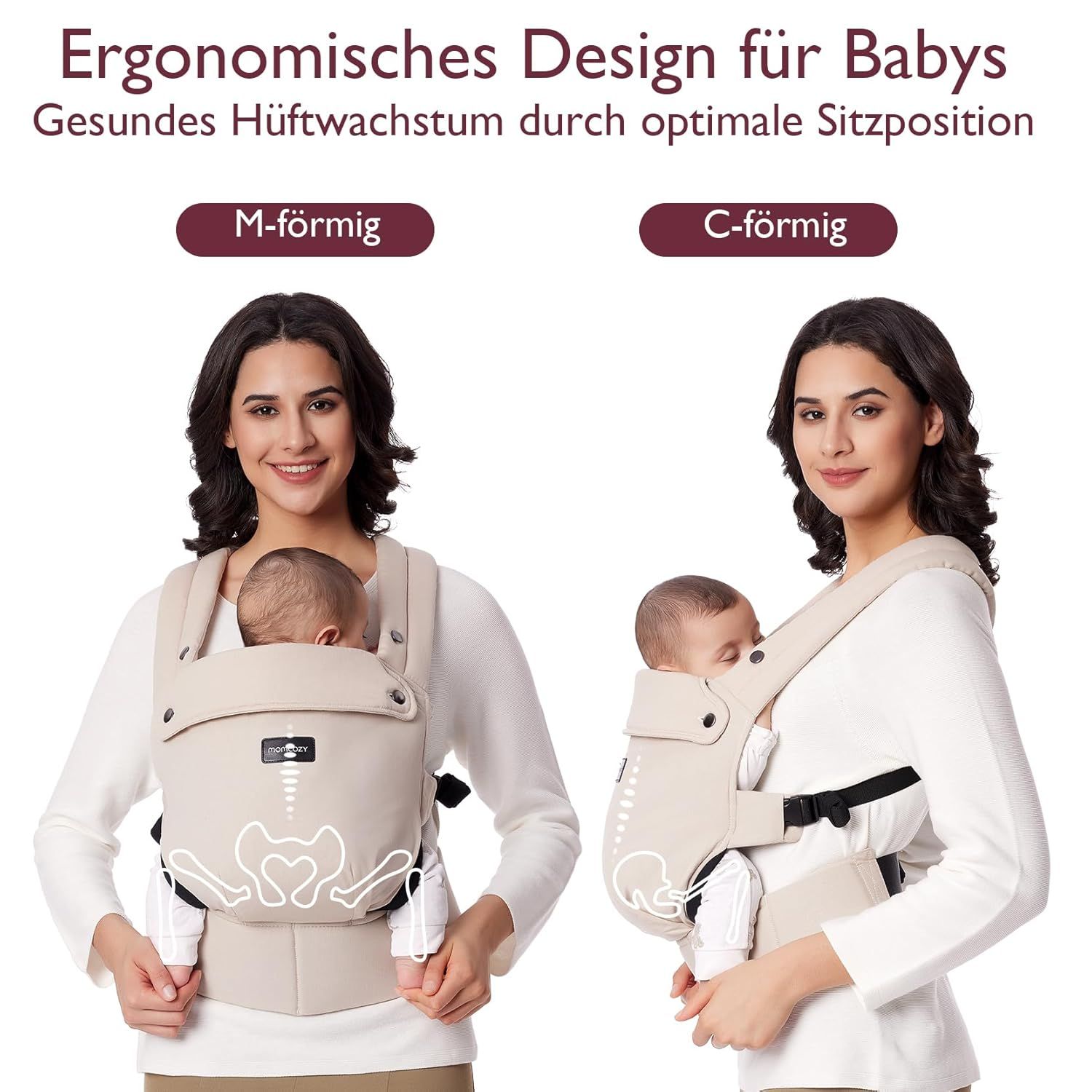 Momcozy Baby Trage Khaki Angebot