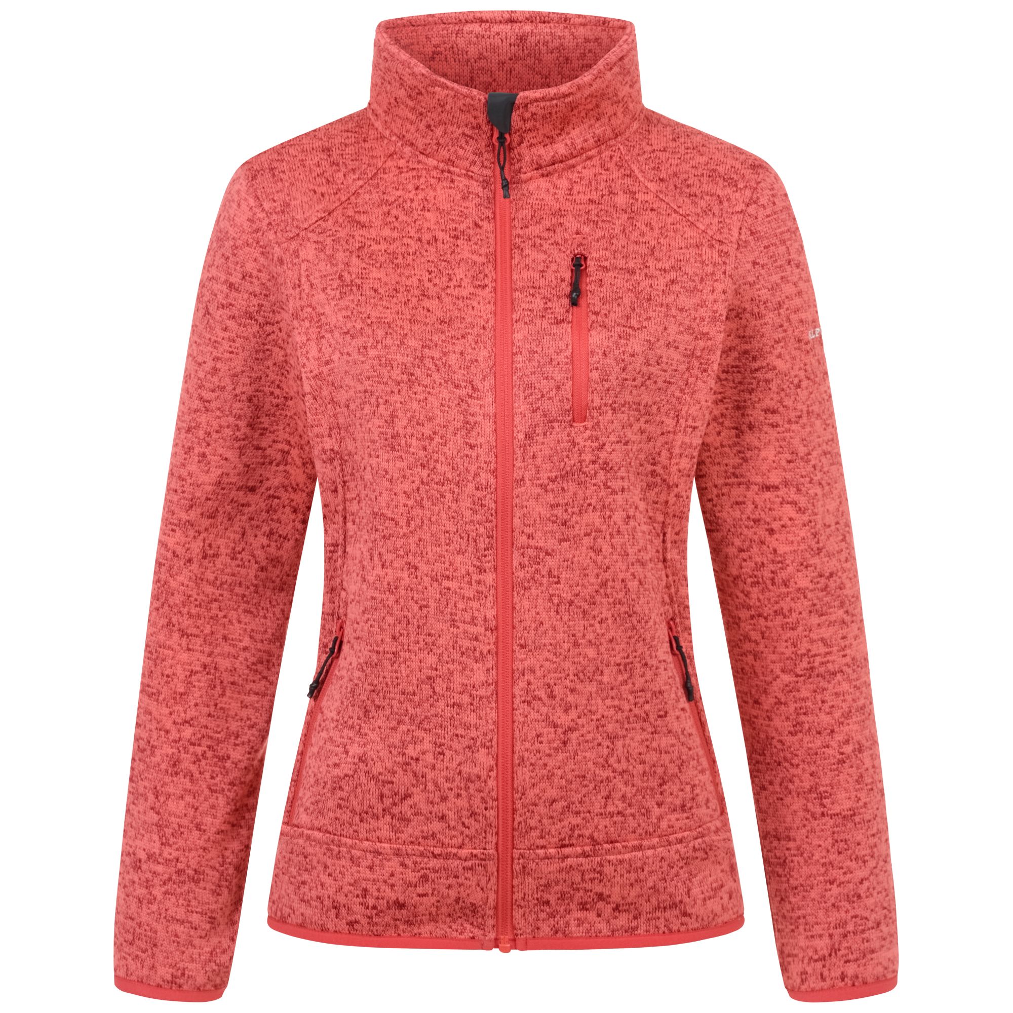 Fleecejacke Damen mit Knit Tech S Rot 121 St