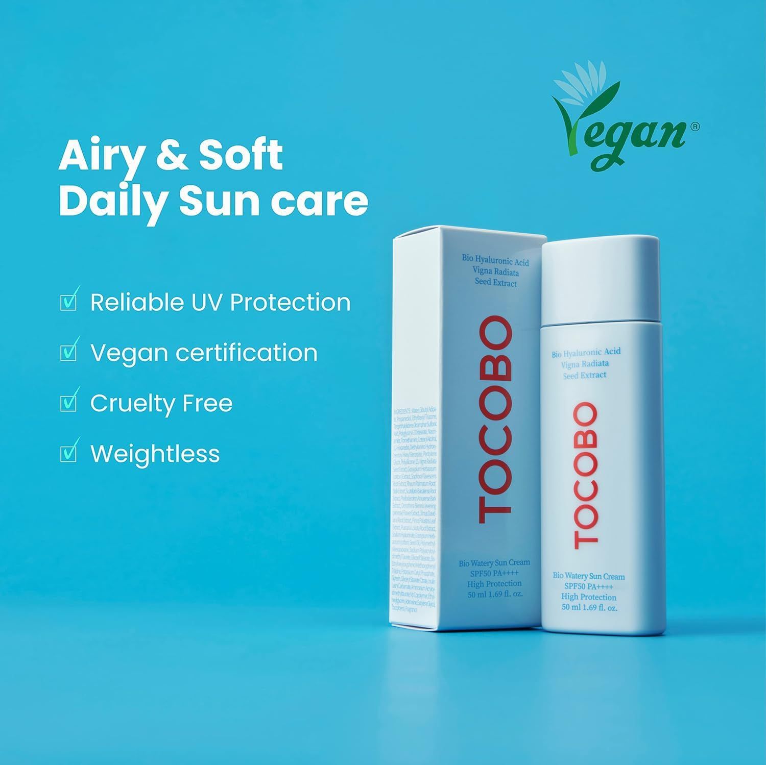 TOCOBO Bio Watery Sun Cream SPF50+ PA++++-
