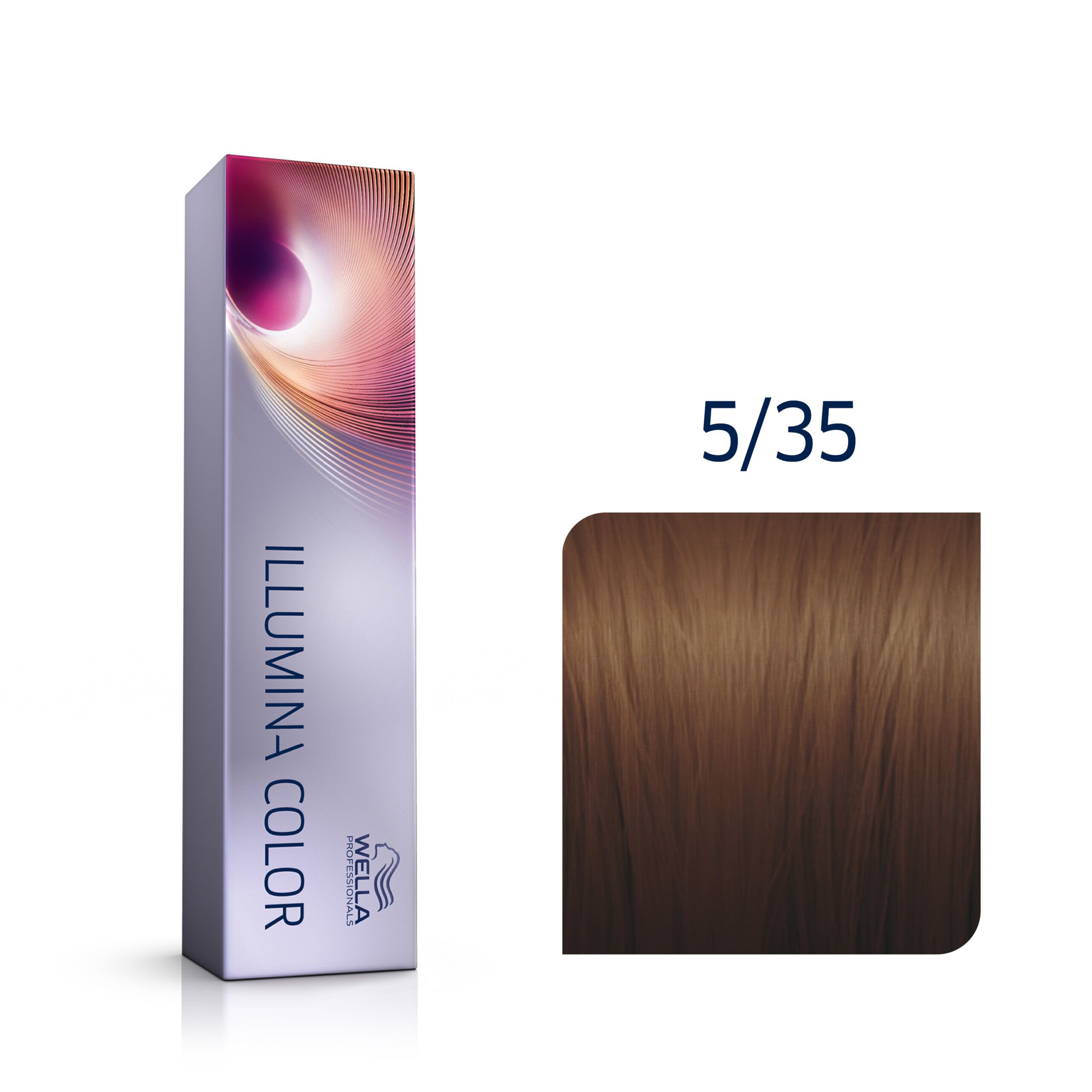 Wella Illumina Color 5/35 hellbraun gold mahagoni