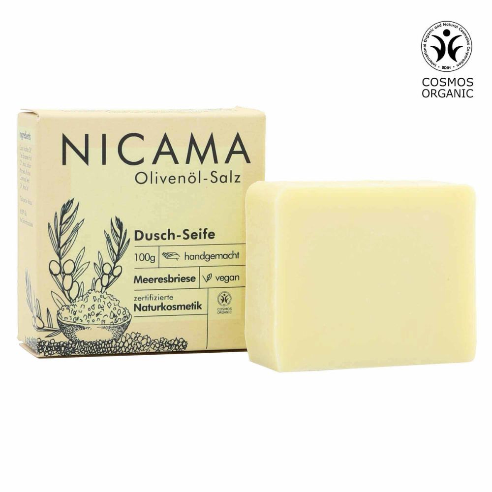 NICAMA Duschseife Olivenöl-Salz 100g