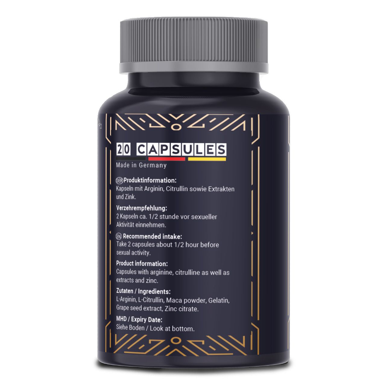 Saint Nutrition® | Maca Royal | Potenz Kapseln | Testosteron Booster für Männer