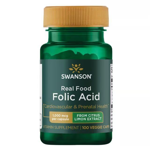 SWANSON Acido folico Real Food 1000 mcg