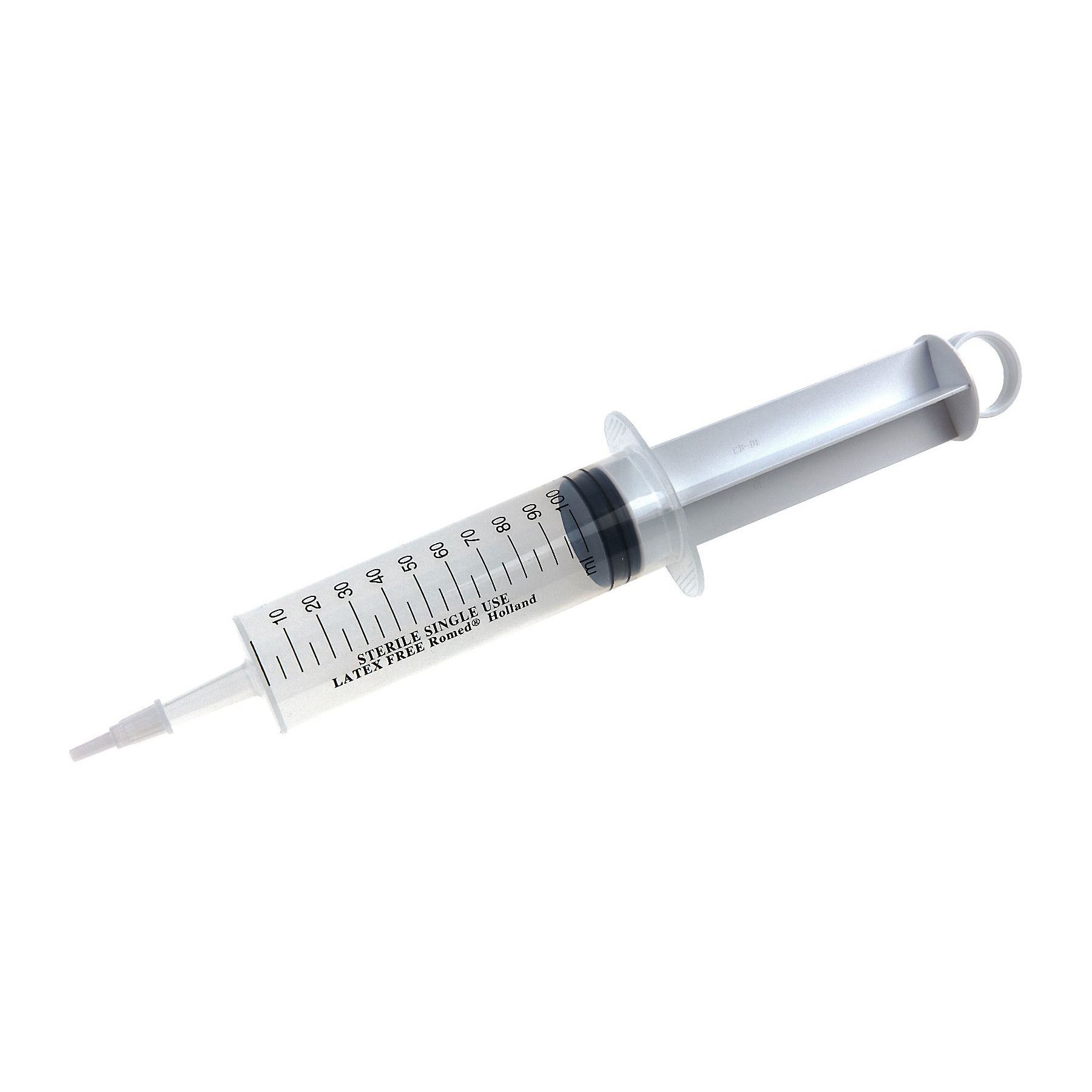 Romed Blasenspritze Wundspritze 100 ml, 3-teilig, mit Luer-Adapter