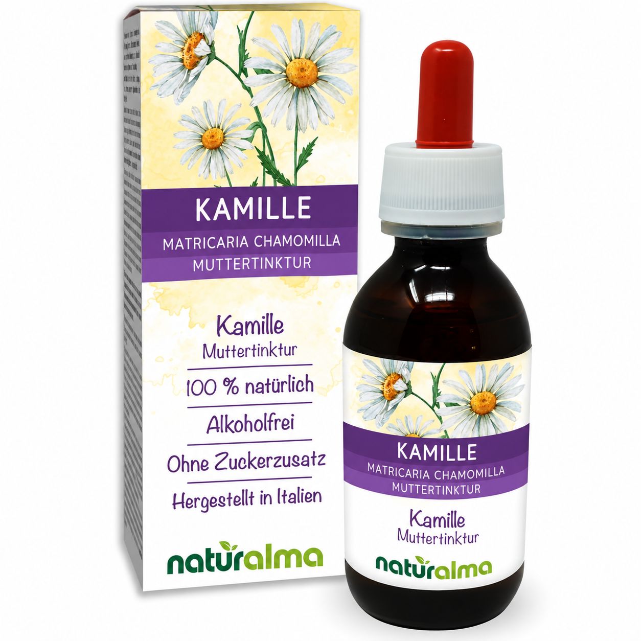 Naturalma Echte und Römische Kamille alkoholfreie Tropfen 120 ml
